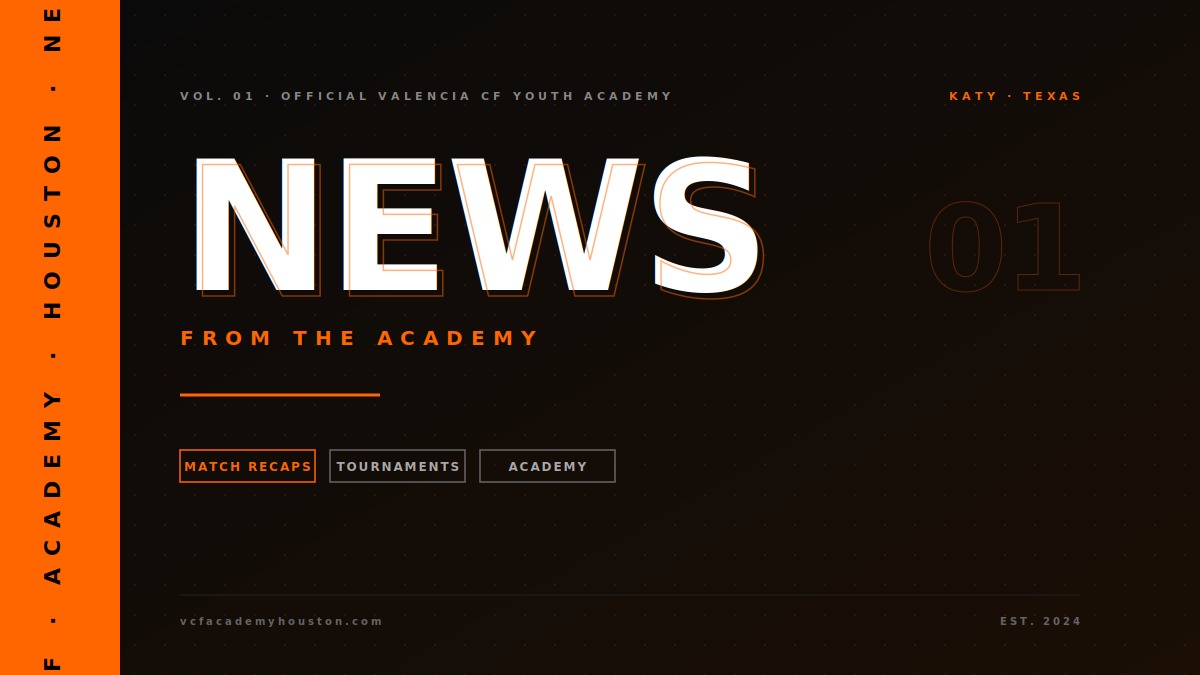 VCF Academy Houston welcome banner